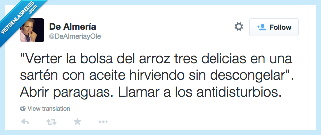 chinos,arroz,freír,congelado,antidisturbios,descongelar,saltar,aceite,paraguas,miedo