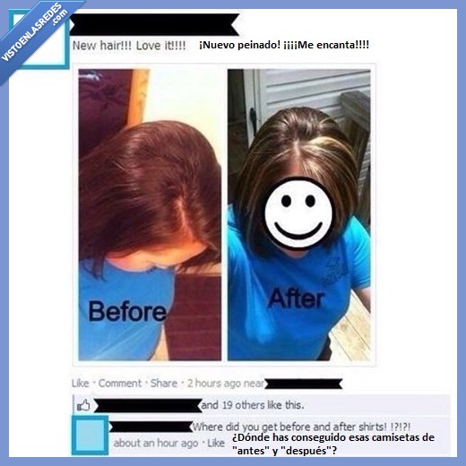 pelo,peinado,camisetas,antes,después