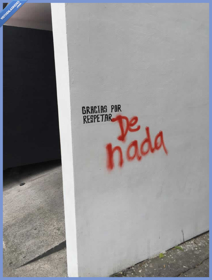 educado,gracias,de nada,pintar,graffiti