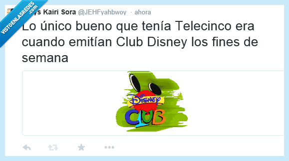 telecinco,telebasura,antes molaba,club disney,infancia,niños,tele5