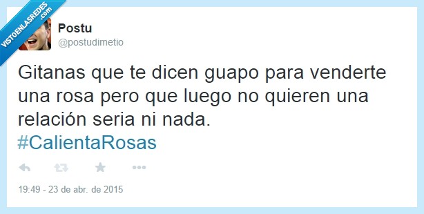 rosa,rosas,sant jordi,gitana,relación seria,vender,calientarosas