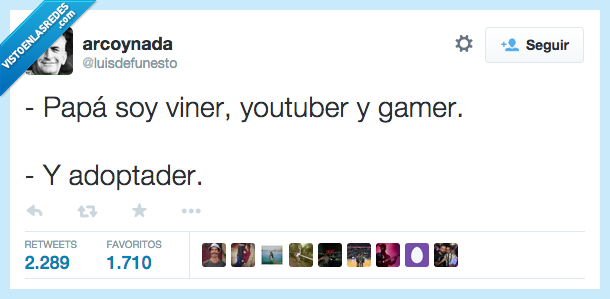 papa,viner,youtuber,gamer,hijo,adoptader,adoptado