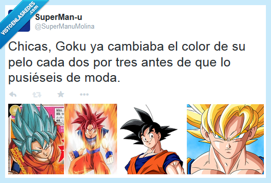 goku,dragon ball,pelo,azul,rojo,rubio,negro,chicas,moda,tinte,teñir,colores