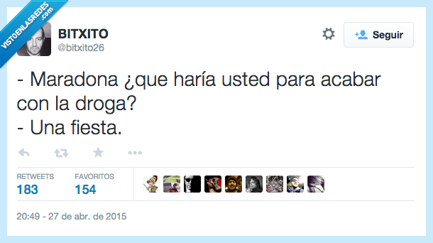 maradona,haria,hacer,solucion,acabar,droga,fiesta