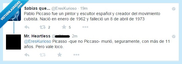 Picasso,Arte,Sabias que,Fail,fecha,joven