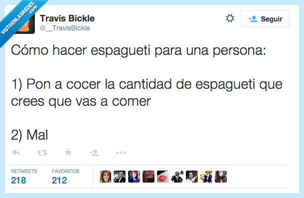 como,hacer,espagueti,espaghetti,persona,uno,crees,cantidad,mal,muchos,pocos,siempre,error