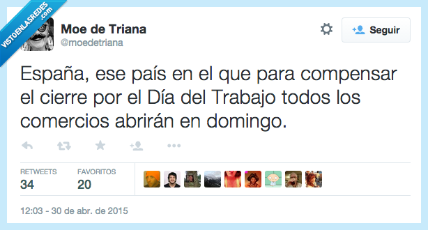 España,país,para,compensar,cierre,Día del Trabajo,todos,comercios,abrir,abrirán,domingo