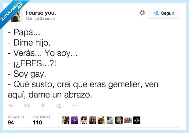 gemeliers,gay,susto,padre,error,homo,abrazo,miedo