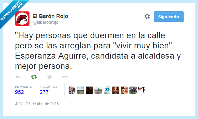 Esperanza,Aguirre,dormir,vivir,calle,arreglar,bien,mendigo,Espe,mejor,persona