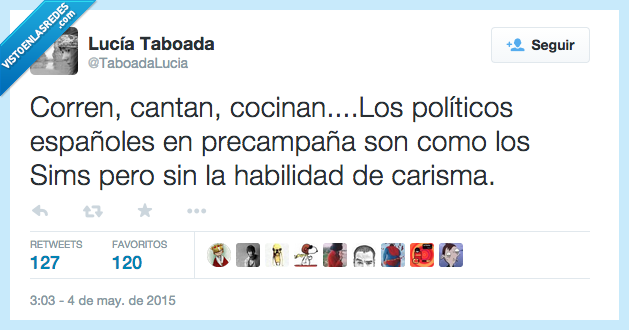 corren,cantan,cocinan,políticos,españoles,precampaña,Sims,sin,habilidad,carisma