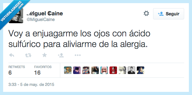 enjuagar,ojos,con,acido,sulfurico,picar,aliviar,alergia,alergico,dolor,molestia