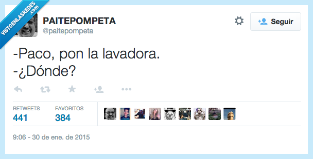 paco,pon,poner,lavadora,lavar,donde,mover,torpe