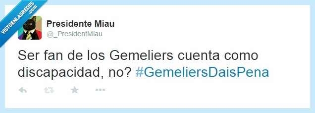 Gemeliers,Musica,Horror,Discapacidad,Cruel,fan