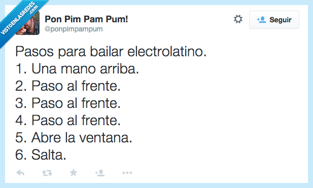 pasos,bailar,electrolatino,reggaeton,cancion,baile,paso,frente,caminar,saltar,ventana,abrir,abre,suicidio,suicidar