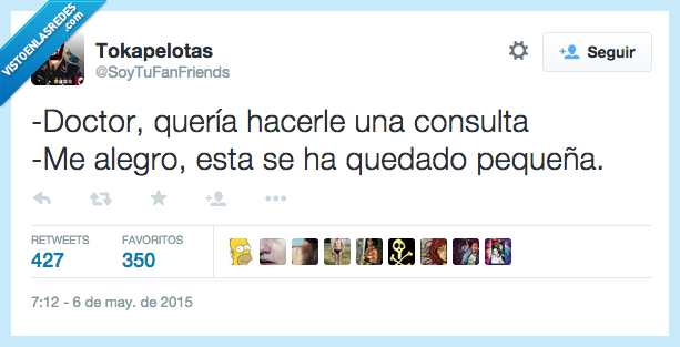 doctor,consulta,hacer,pregunta,alegro,otra,pequeña