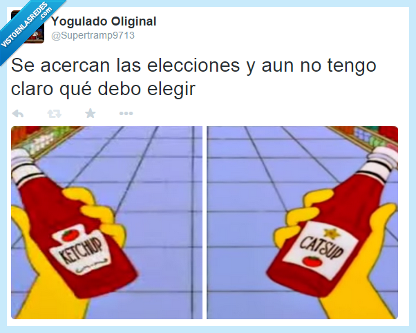 elecciones,PP,PSOE,Podemos,Ciudadanos,Ketchup,Catsup,Los Simpson,sr Burns