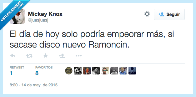 día,hoy,solo,empeorar,peor,mas,sacase,sacar,nuevo,DC,album,Ramoncin