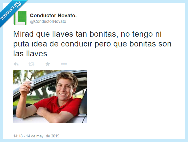 Llaves,conducir,ni,idea,como,bonitas,conductor,novato,novel