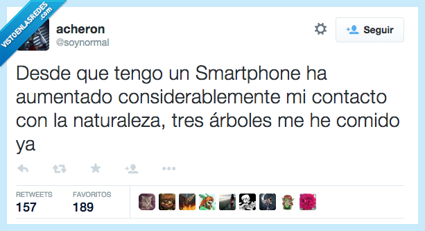 desde,tengo,smartphone,contacto,naturaleza,arbol,comer,tres