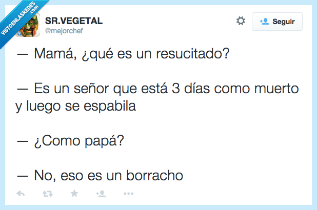 mama,resucitado,resucitar,dia,como,muerto,tres,espabila,papa,padre,hijo,madre,borracho