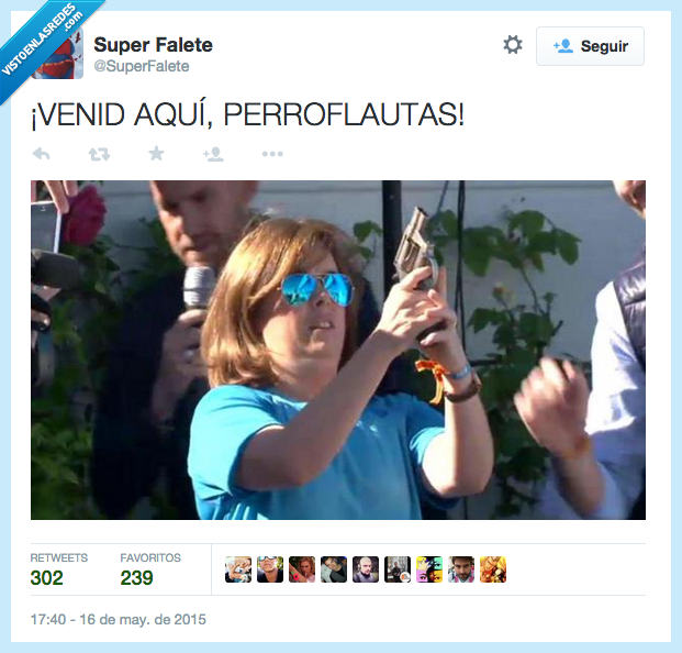 Soraya Saez de Santa María,Soraya,pistola,disparar,arma,pp,partido popular