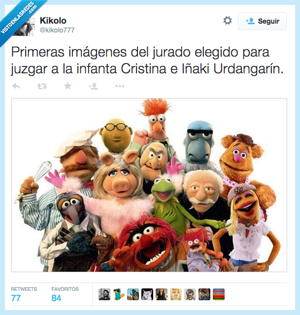primera,imagen,teleñeco,marioneta,muñeco,Infanta,Cristina,Iñaki Urdangarin