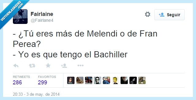 Melendi,Fran Perea,bachillerato,gusto musical,musica,listo