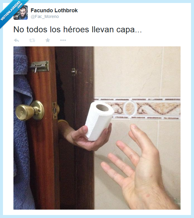 Héroes,capa,humor,piso,estudiantes,traer,llevar,papel,higiénico,lavabo