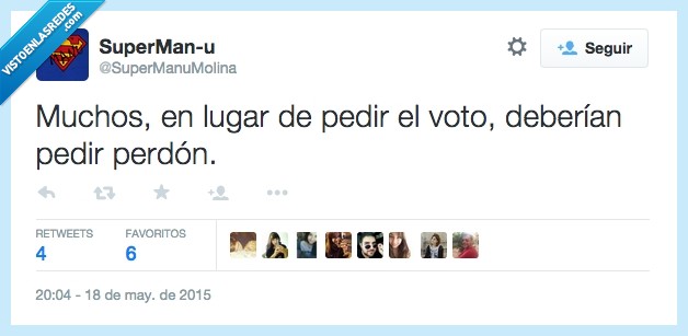elecciones,votar,pedir voto,pedir perdón,partidos,política