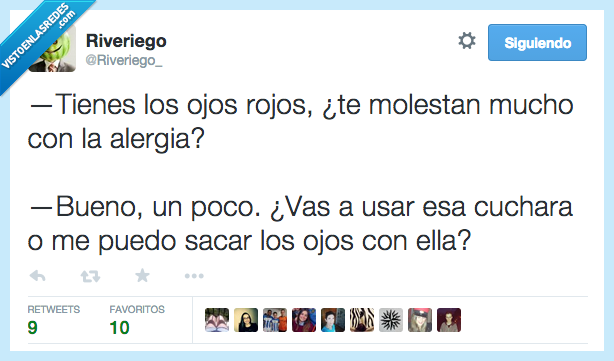 ojos,rojos,alergia,molestia,molestar,poco,cuchara,sacar,dolor,sufrir