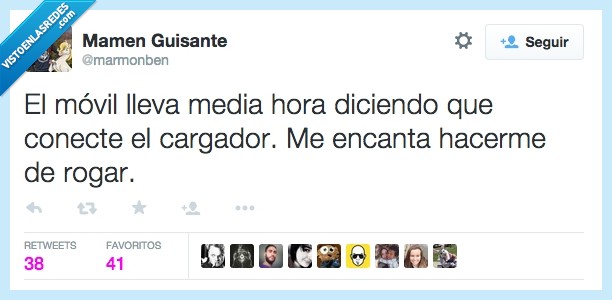 twitter,telefono,movil,cargador,rogar,bateria