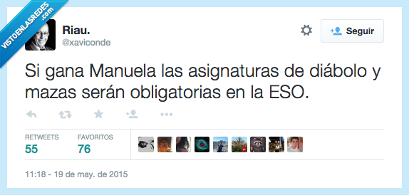 ganar,gana,Manuela,asignaturas,diábolo,mazas,obligatorias,ESO,elecciones,Madrid