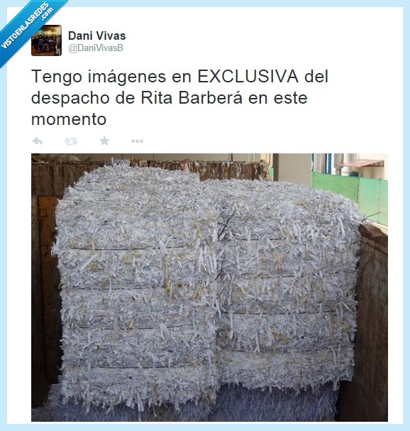 Rita Barberá,destruir documentos,corrupción,twitter