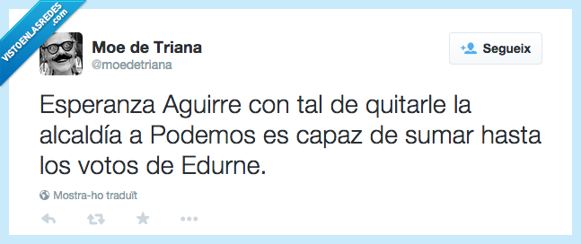 ganar,perder,elecciones,manuela carmena,política,españa,esperanza aguirre