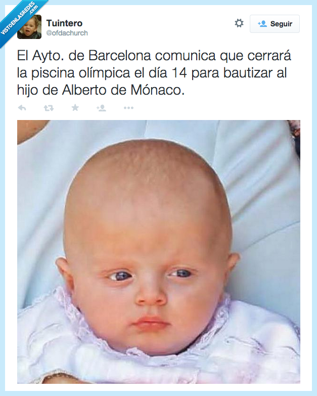 ayuntamiento,barcelona,comunica,cerrar,piscina,olimpica,bautizar,hijo,alberto,monaco,cabeza,cabezon,bebe