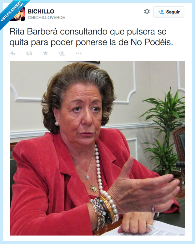 Rita Barbera,pulsera,pulserita,podemos,muchas,joyas,perlas,dinero