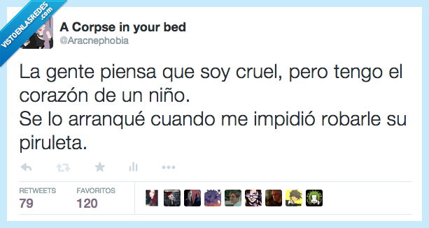 humor negro,niños,corazón,piruleta,crueldad