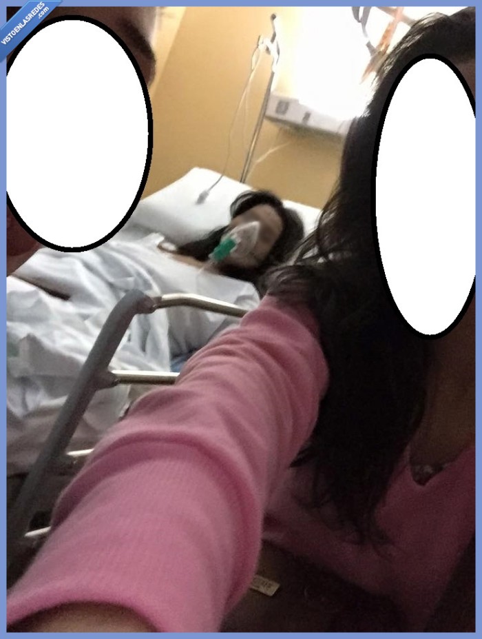 hospital,selfie,morros,oportuno,enferma,enfermo,visita,paciente