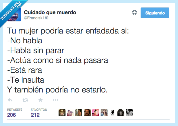 mujer,enfadada,si,hablar,silencio,callar,actuar,nada,enfado,cabreo,rara,insulta,dificil,complicada