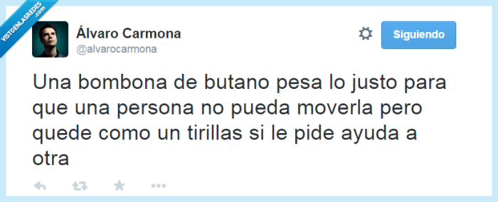 bombona,butano,peso,llevar,mover,tirillas,dos,pedir,ayuda