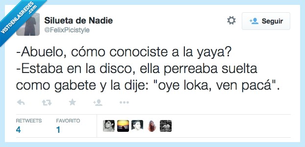 abuelo,como,conociste,conocer,yaya,abuela,nieto,nieta,futuro,disco,ella,perreaba,perrear,suelta,gabete,reggaeton,loka,canción,vergüenza