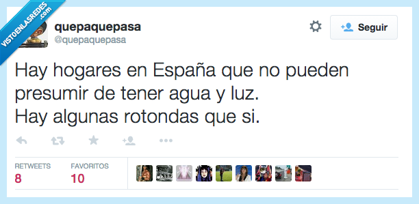 hogar,España,presumir,agua,luz,rotonda,si,crisis,dinero