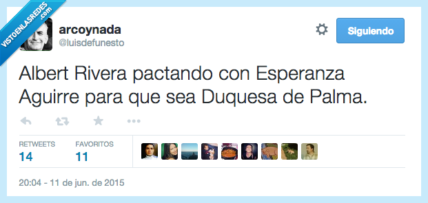Albert Rivera,pacto,pactar,Esperanza Aguirre,Duquesa,Palma
