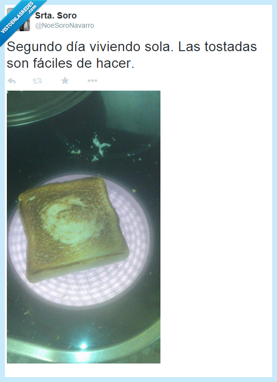 tostadas,solo,viviendo,mama,comida,ayuda,empancipado,lol,twitter,miedo,fuego