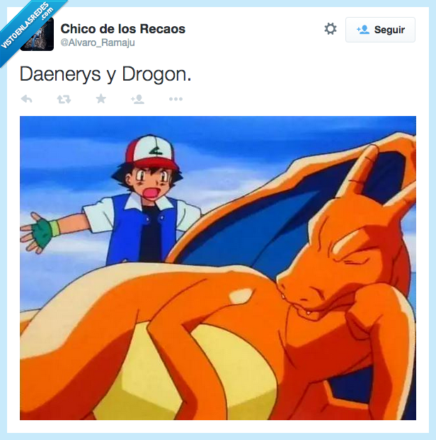 drogon,dragon,daenerys,ignorar,pokemon,ash,charizard,juego de tronos,game of thrones,got,jdt