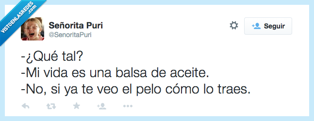 aceite,pelo,asco,balsa,tranquilo,tranquilidad,sucio,grasa,grasoso,graso