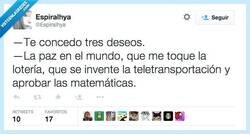 Enlace a Igual pide primero lo último, chica por @Espiralhya