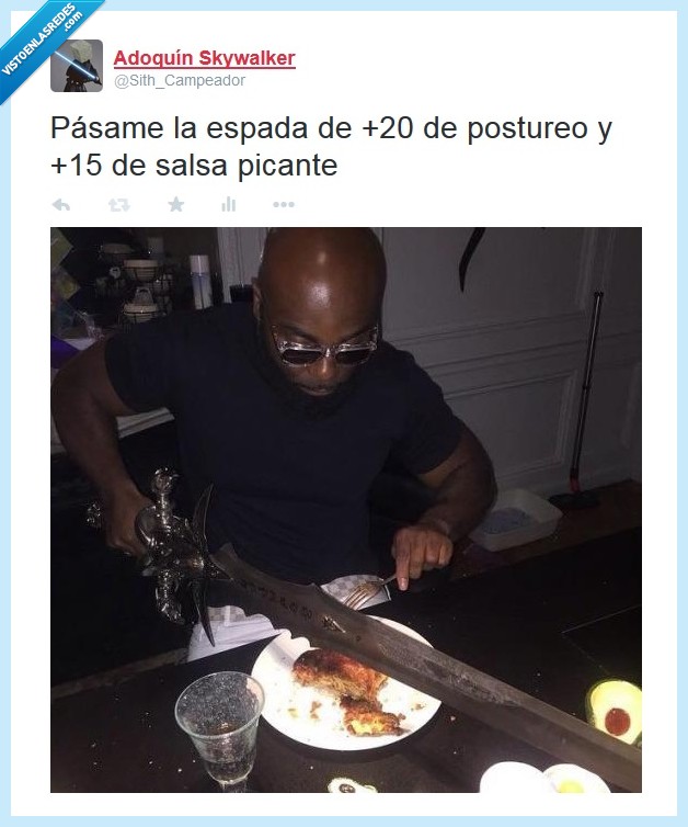 espada,postureo,comida,cortar,gamer,exp,salsa,picante