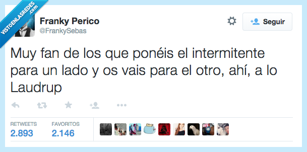 fan,poner,ponéis,intermitente,un lado,al otro,irse,os vais,Laudrup