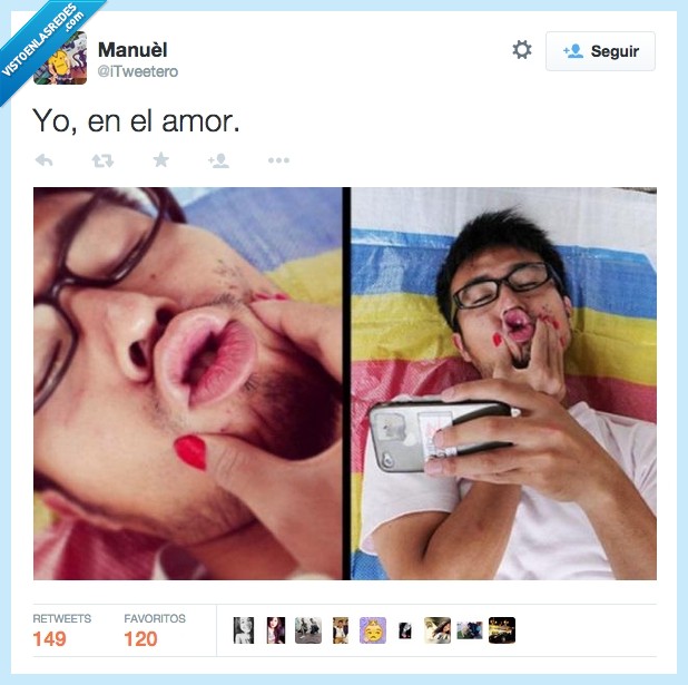 amor,chico,selfie,solo,pintauñas,pintar,soltero,beso,besito,morritos